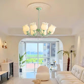 French Lily Chandelier